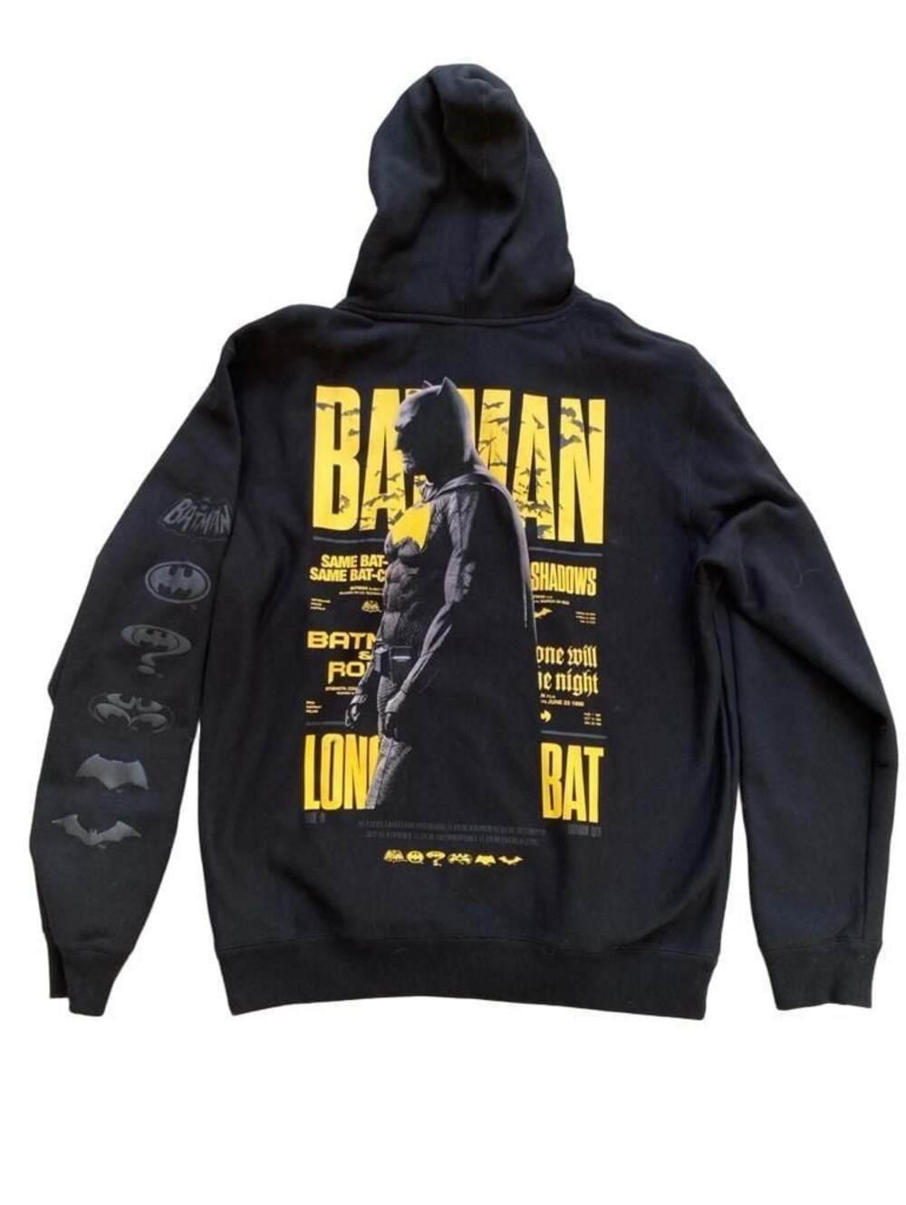 DC Comics Batman The Caped Crusader Black Pullover Hoodie
